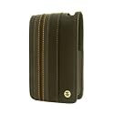 Crumpler Royal RoyiPod-004 iPod Classic Leather Pouch - Black/Grey