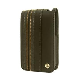 Crumpler Royal RoyiPod-004 iPod Classic Leather Pouch - Black/Grey