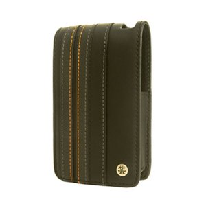 Crumpler Royal RoyiPod – iPod Classic Leather Pouch – Black and Grey