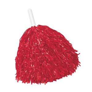 Solid Color Cheerstar Pom - priced per pom, Neon Pink