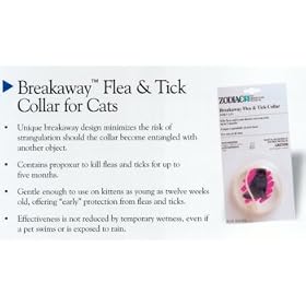 Zodiac Break Away Flea and Tick Collar, For Cats by Pet Food Experts