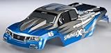 Nitro GT-2 Painted Body, Blue/Gray/Silver: SAVX