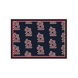St. Louis Cardinals 5 4" x 7 8" Team Repeat Area Rug