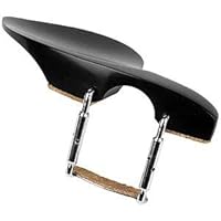Guarneri 1/2 Violin Chinrest - Ebony with Standard Bracket