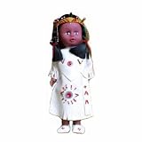Native American Indian Doll in White, 11
