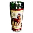 American Expedition Mustang Horse Stainless Steel Travel Mug