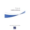 Fiches de mati�re m�dicale