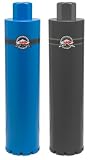 MK Diamond 158719 6-Inch Black Turbo Supreme Grade Core Bits For Hard Aggregate With Heavy Steel