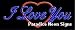 I Love You Neon Sign 13 x 32
