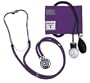 Lumiscope Purple Blood Pressure and Stethoscope Kit