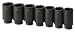 SK Hand Tools 4007 7-Piece 1/2-Inch Drive Axle Nut Deep Impact Socket Set