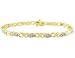 Diamond Tennis Bracelet 1/10 ctw in Yellow Gold