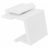 Cables Unlimited UTP3700W04 Insert Plug Blank for Face Plate - 4 Pack