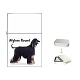 Afghan Hound Black Flip Top Lighter