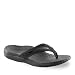 Orthaheel Women's Tide Thong Sandals (9,Black)