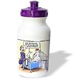 Londons Times Funny Medicine Cartoons - Missed Work Again - Water Bottles