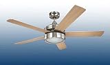 Westinghouse - Ventilateur de Plafond - Avec lumière - Ete ou hiver - Hercules