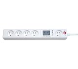BRENNENSTUHL Prolongateur multiprise / Appareil de mesure Eco-Line EM 235 - 5 prises