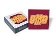 Set of 4 Ceramic Coasters (4"x4") UMD Coaster Set Minnesota-Duluth Bulldogs Beverage Drinkware