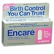 Blairex Encare Vaginal Contraceptive Inserts - 12 ea