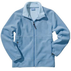Womens Evolution Microfleece Jacket Blue/Light Blue