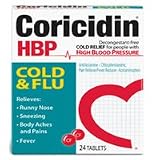 Coricidin HBP Cold & Flu Tablets for People with High Blood Pressure - 24 Ea