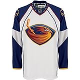 Reebok EDGE Atlanta Thrashers Authentic Road Jersey - Thrashers White 50