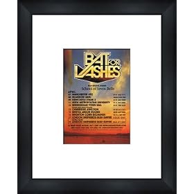 BAT FOR LASHES UK Tour 2009 - Framed Original Advert