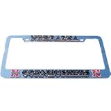 Nebraska Cornhuskers License Plate Tag Frame - NCAA College Athletics Fan Shop Sports Team Merchandise