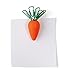 Unbekannt Desk Bunny QL10115-BK Desk Set with Scissors and Paper Clip Holder Plastic Black Orange