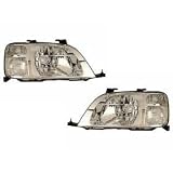 Honda CRV Headlights OE Style Replacement Headlamps Driver/Passenger New
