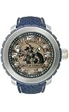 Christian Audigier Watches:Christian Audigier Analog Collection Vintage-Blue Beige Dial Men's watch #GRA-416
