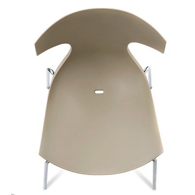 Echo Stacking Bar Chair [Set of 2] Seat Color: Taupe