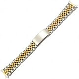 Speidel J-Style Bracelet (20mm, Dual Tone, Curved & Straight Ends, 3894/15)