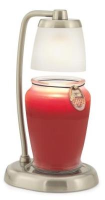 Contempo Candle Warmer Lamp - Brushed Nickel