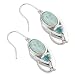 Sterling Silver Lena Larimar & Blue Topaz Earrings