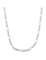 Sterling Silver 3.4-mm Figaro Chain (18 Inch)