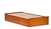 Palace Imports 100% Solid Wood Kansas Twin Mate’s Bed, Bed Only, Honey Pine, 15”H x 42”W x 76”L, 12 Slats, 2 Drawers Included. Optional Headboard Sold Separately. Requires Assembly