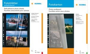 Herma 7576 - Fotokarton 10 Blatt 230 x 297 mm schwarz Preisvergleich