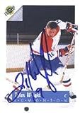 Tyler Wright, Edmonton Oilers, 1991 Ultimate Vintage Autographed Card