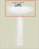St. Thomas Creations 5202.042.01 Marathon Junior Pedestal Sink Basin Only, White