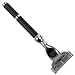 Black Metal Triple Blade Razor from Parker Safety Razor - Accepts Mach 3 Blades