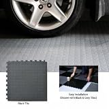 ProSeal PVC Floor Tiles - 63 sq ft - VersaTile (Black) (63 sq ft)