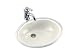 KOHLER K-2257-96 Caxton Tile-In and Metal Frame Lavatory, Biscuit