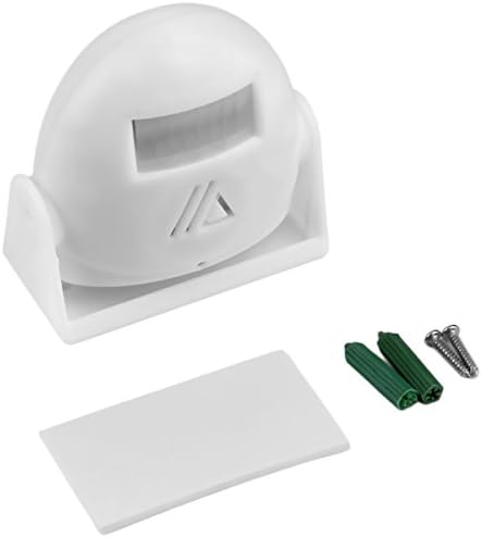 WOlife Multi-function Electronic Inductor Welcome Alarm Intelligent IR Motion Sensor Wireless Doorbell for Shop Home Store (White)