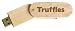 Engraved Wooden USB Flash Drive 8 GB - Engraved name Truffles