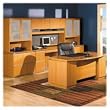 Bush Industries BSH50HC66GA Credenza Hutch- 66in.x15-.38in.x43-.13in.- Gold Anigre