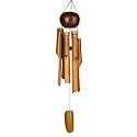 Asli Arts Collection C200 Large Whole Coconut Top Bamboo Chime