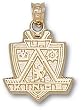 Los Angeles Kings Shield Logo 5/8" Charm/Pendant -14K/10K, Stainless Steel or Gold Plated