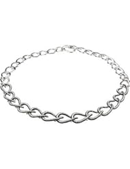 14K White-Gold 9 3/4 Ct Tw Black & White Diamond Necklace by US Gems